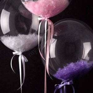 Шары с перьями